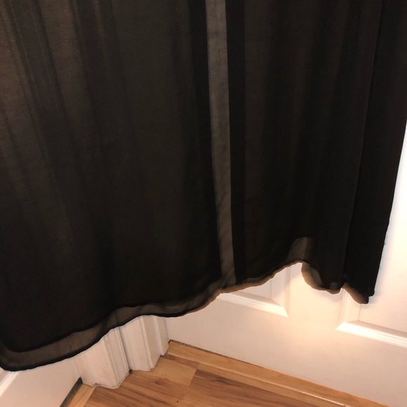 Black Sheer Maxi Dress - Picture 7 of 7